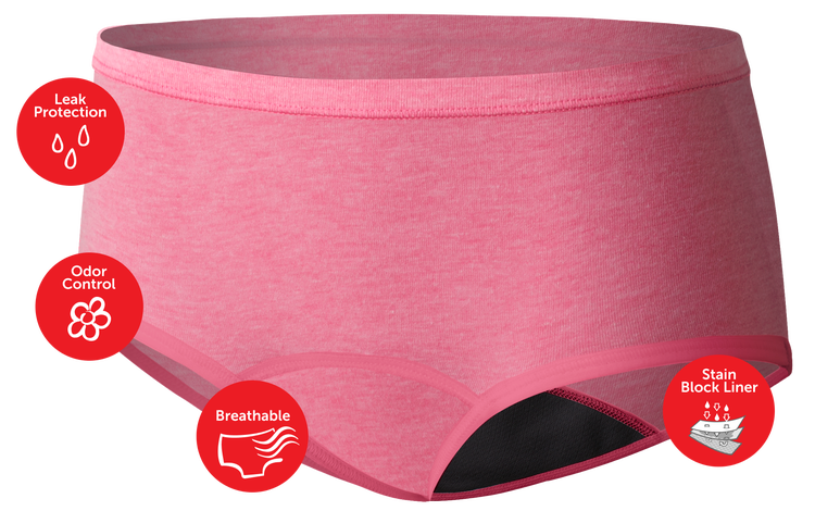 Leak Protection, Odor Control, Breathable and Satin Block Liner